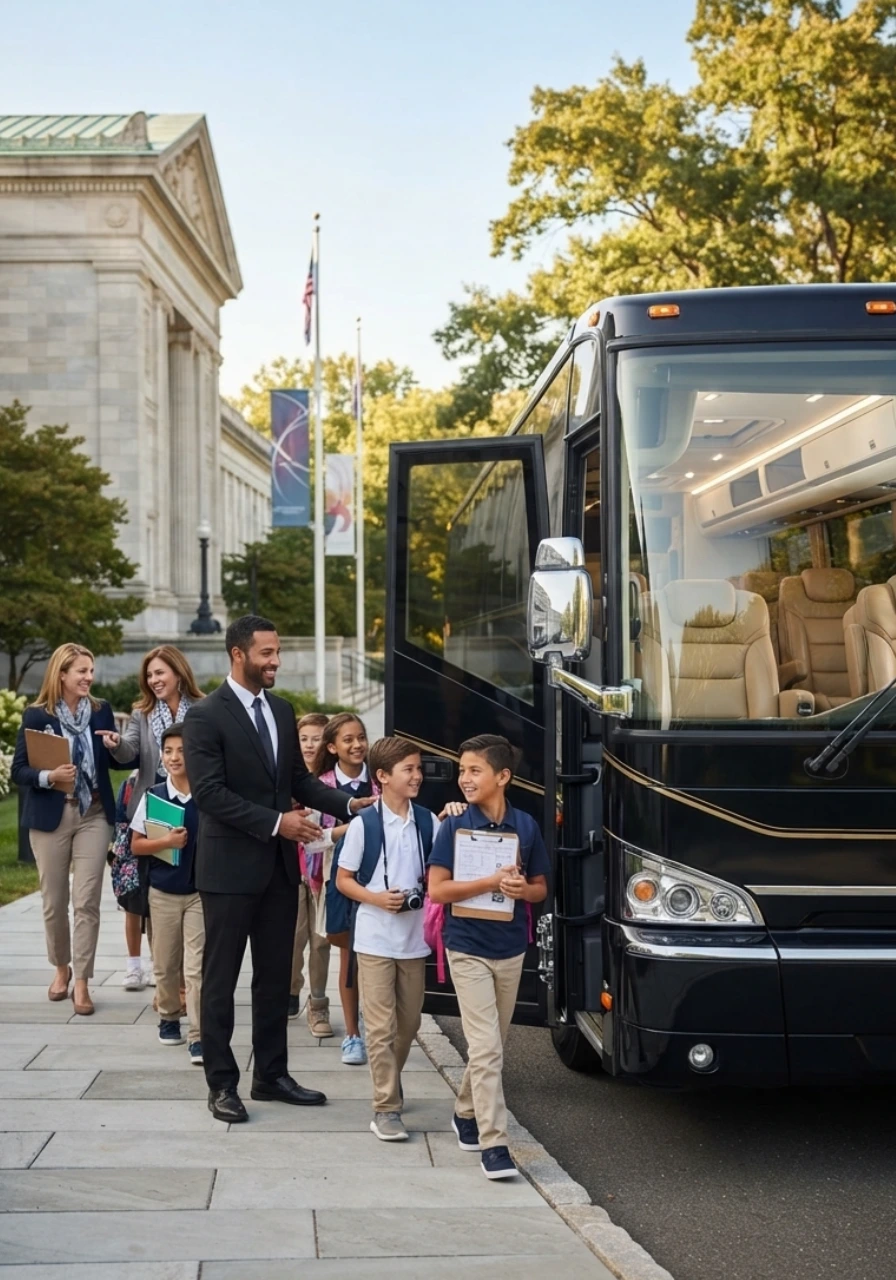 Charter Bus Rental for Schools