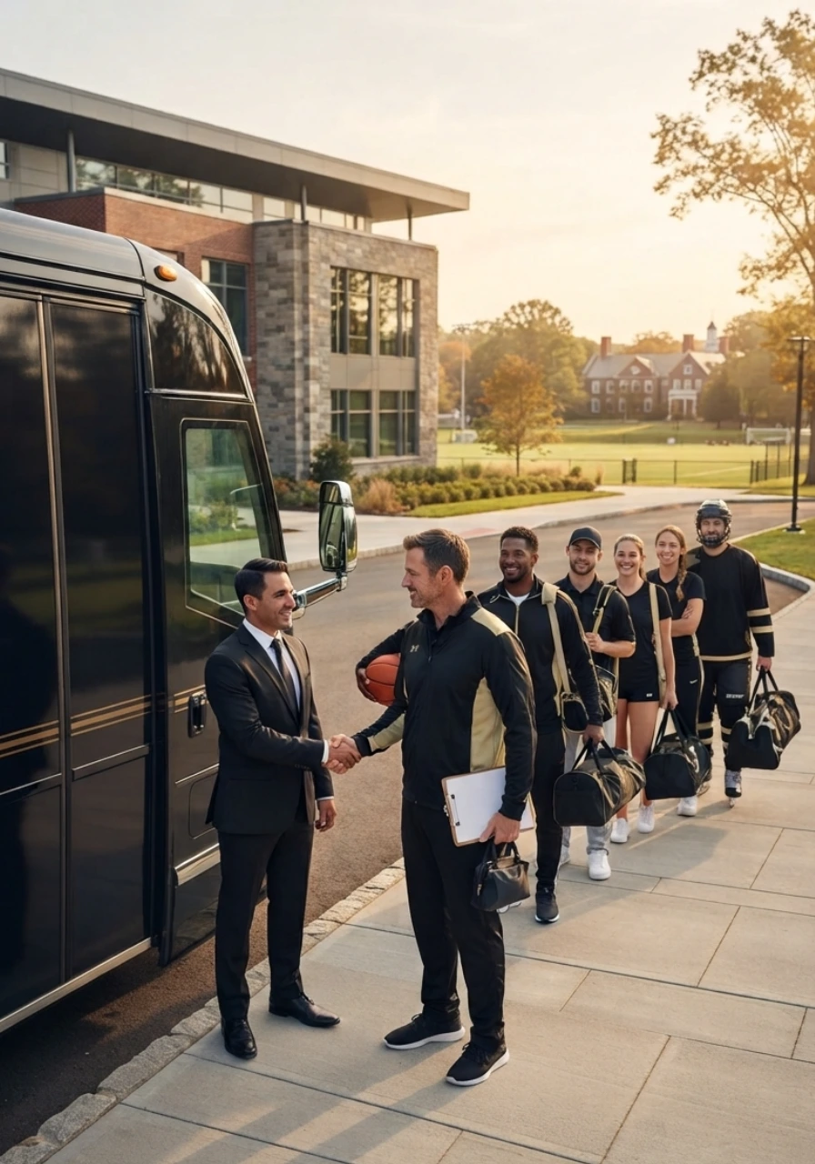 Choose CharterBusCT for Sport Team