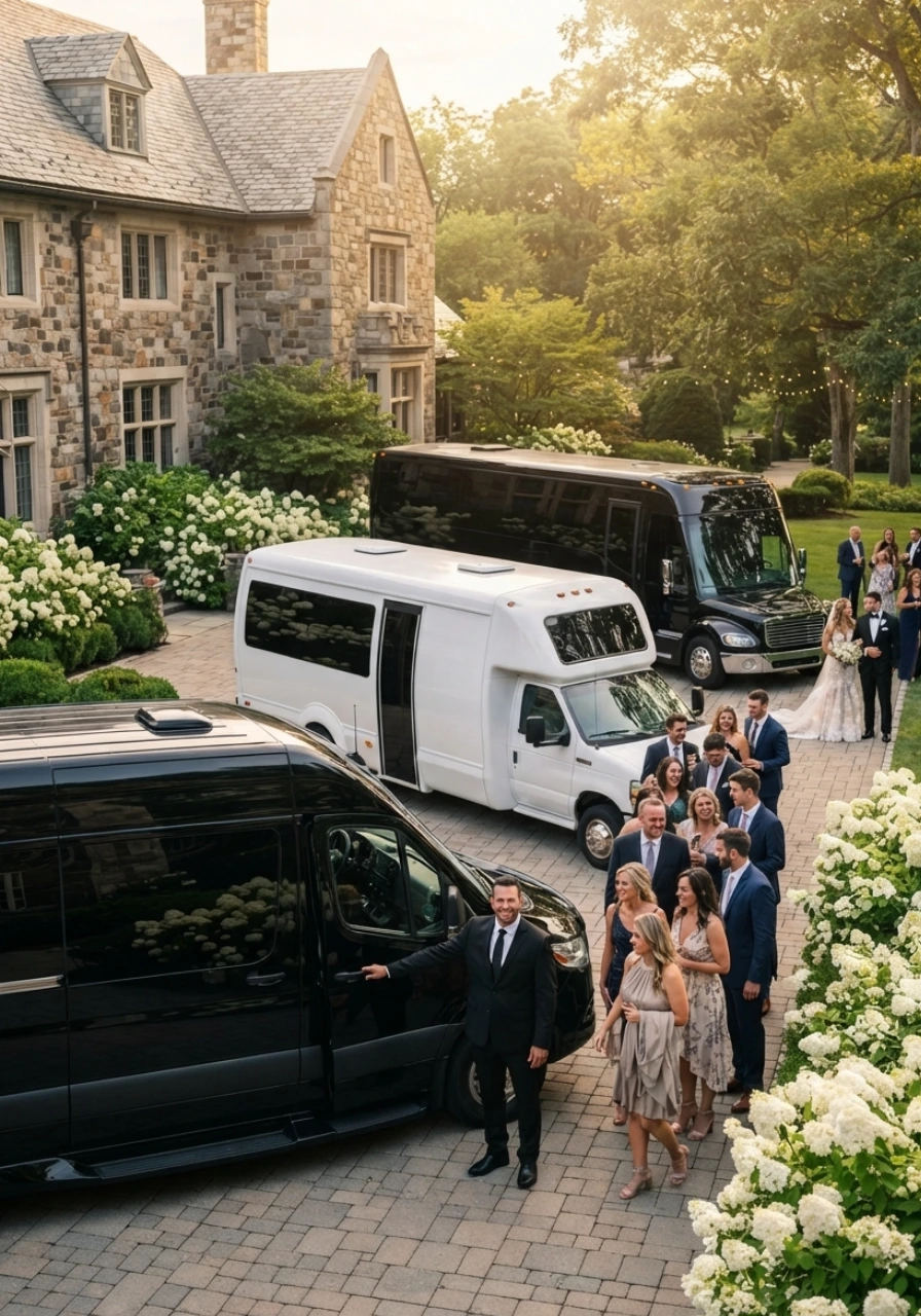 Luxury Wedding Transportation in Connecticut Luxury Wedding Transportation in Connecticut