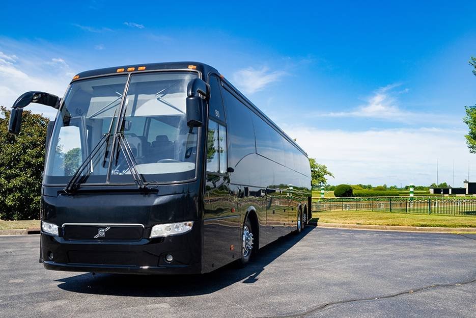 Exterior view of Charter Bus CT 