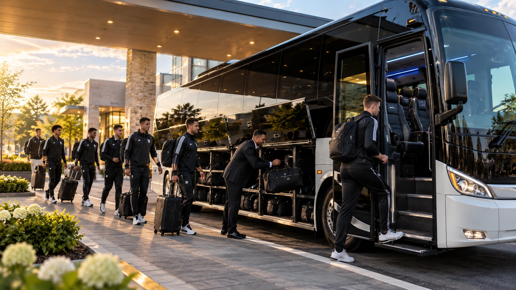 Charter Bus Rental For Sports Team